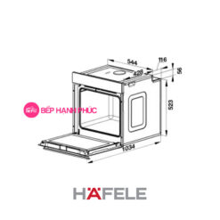 Lò nướng Hafele HO-K60C - âm tủ 77 lít