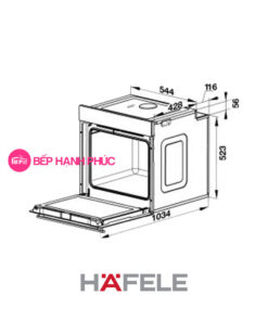 Lò nướng Hafele HO-K60C - âm tủ 77 lít
