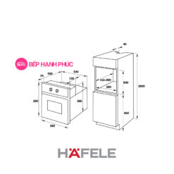 Lò nướng Hafele HO-T60C - âm tủ