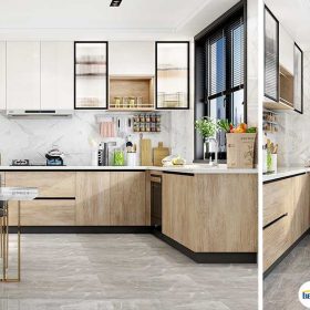 Top 5 mẫu Kệ tủ bếp nhà phố đẹp tốt