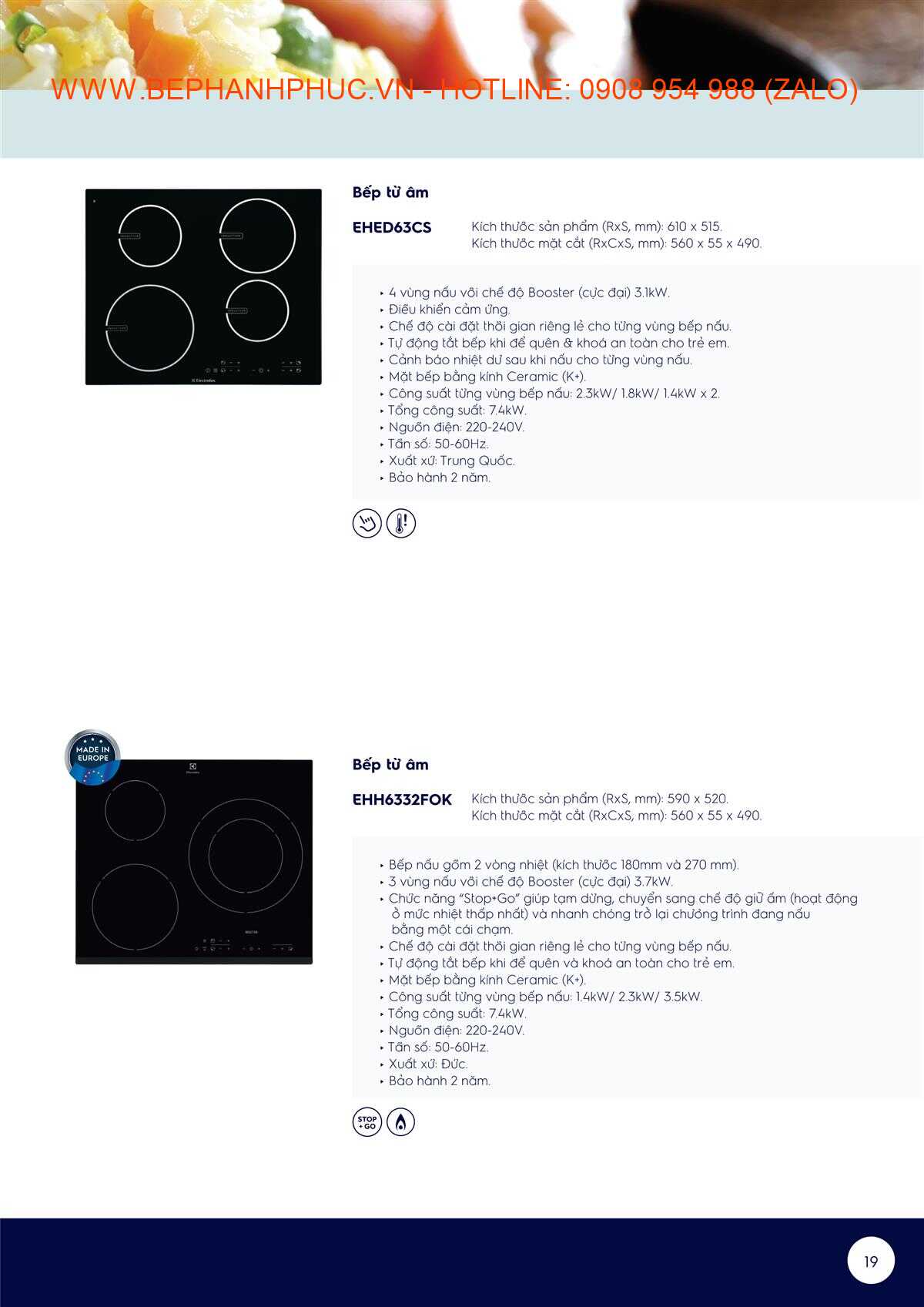 Catalogue Electrolux Online - Tự tin vào bếp với Electrolux