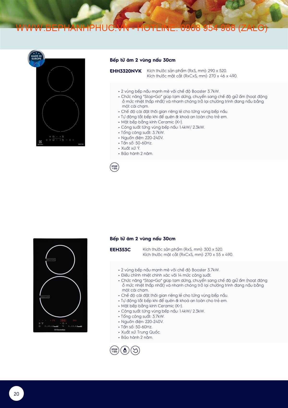 Catalogue Electrolux Online - Tự tin vào bếp với Electrolux
