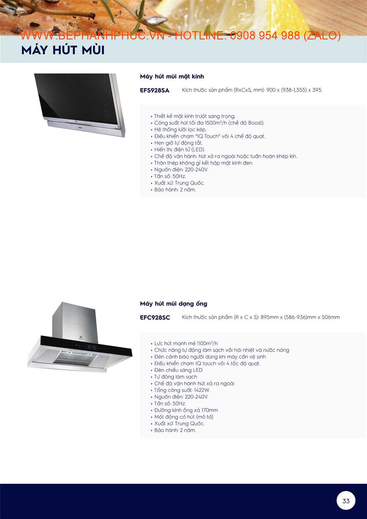 Catalogue Electrolux Online - Tự tin vào bếp với Electrolux