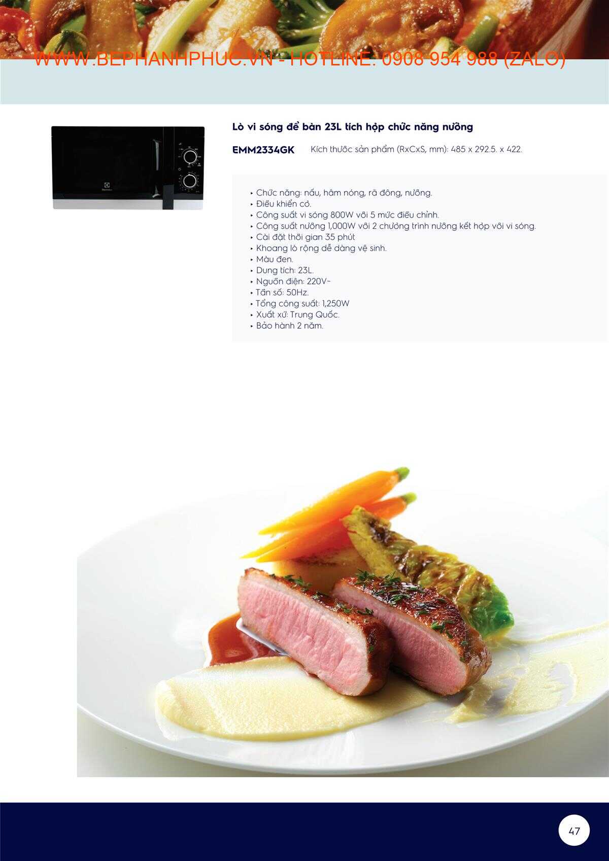 Catalogue Electrolux Online - Tự tin vào bếp với Electrolux