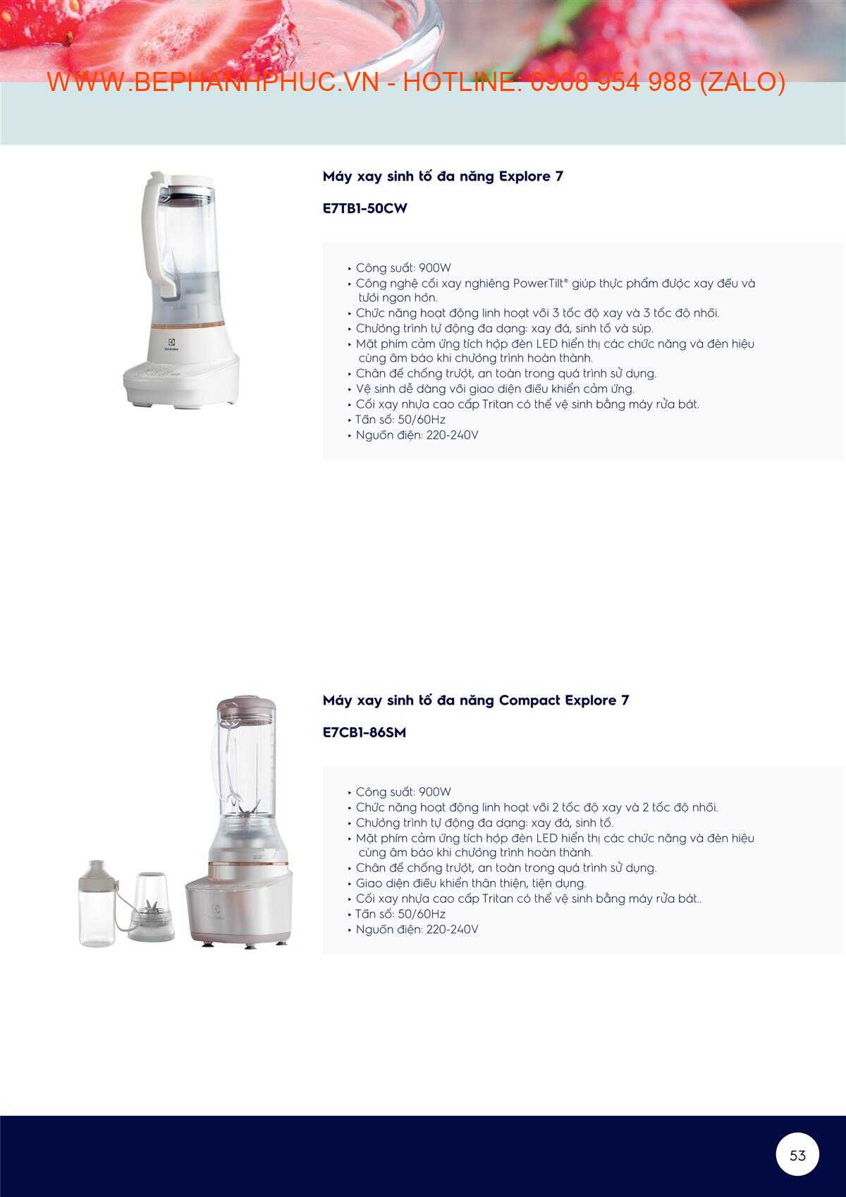Catalogue Electrolux Online - Tự tin vào bếp với Electrolux