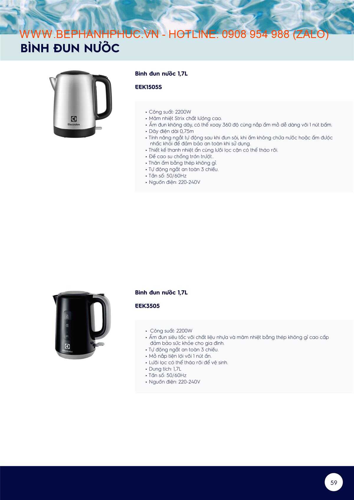 Catalogue Electrolux Online - Tự tin vào bếp với Electrolux