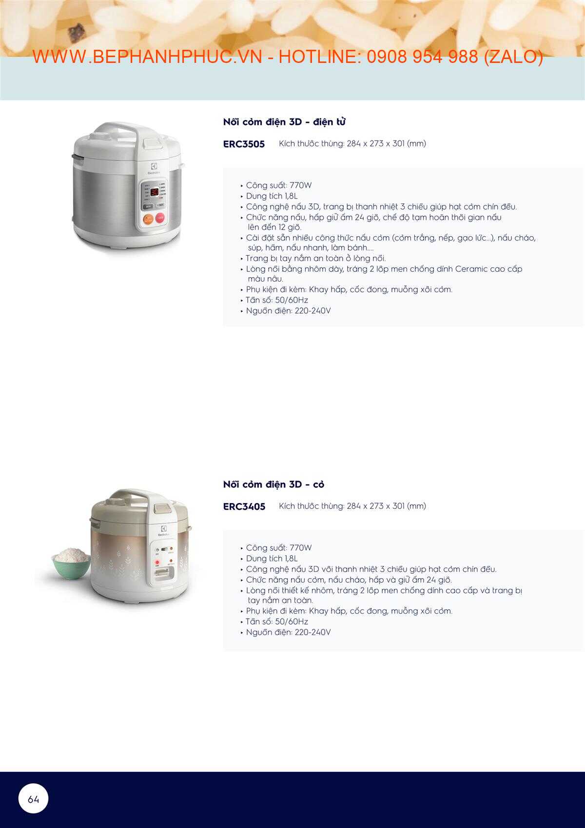 Catalogue Electrolux Online - Tự tin vào bếp với Electrolux