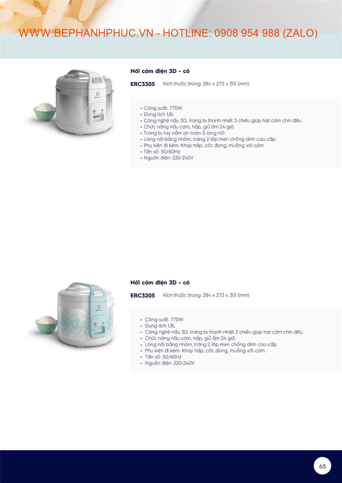Catalogue Electrolux Online - Tự tin vào bếp với Electrolux