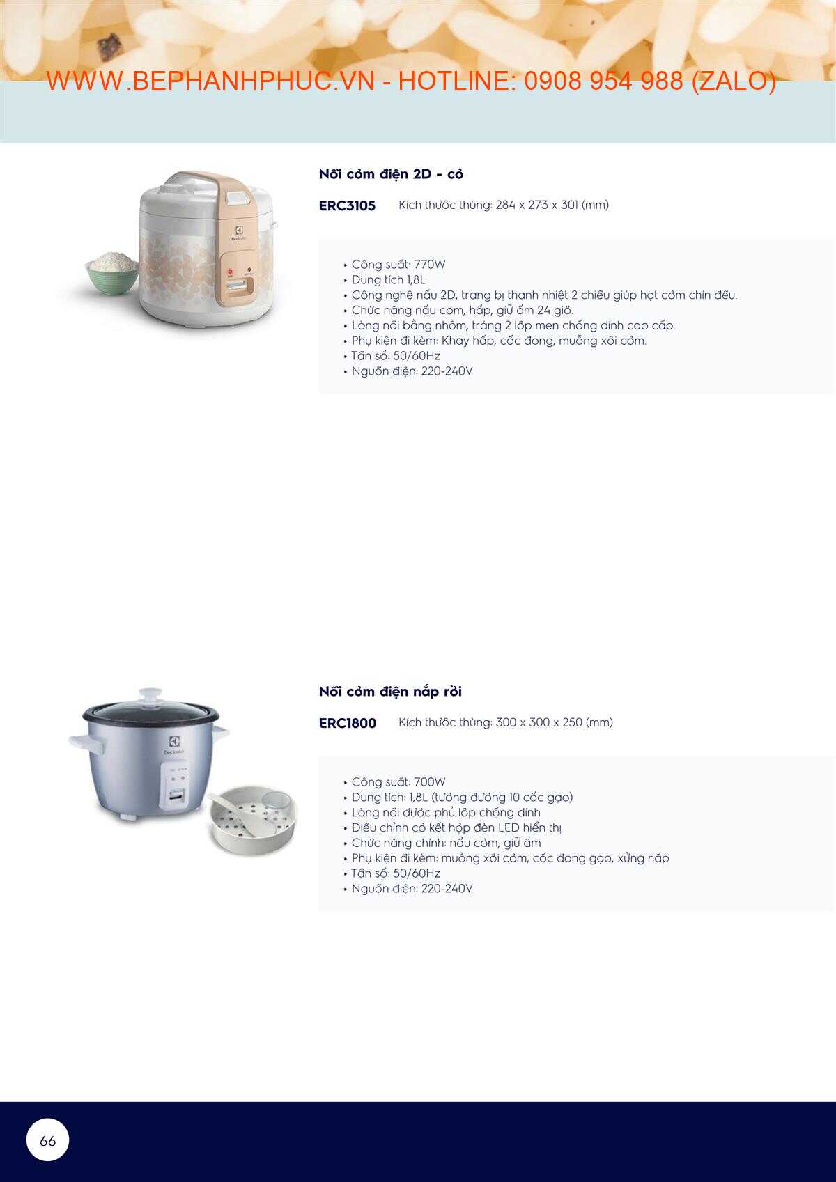 Catalogue Electrolux Online - Tự tin vào bếp với Electrolux