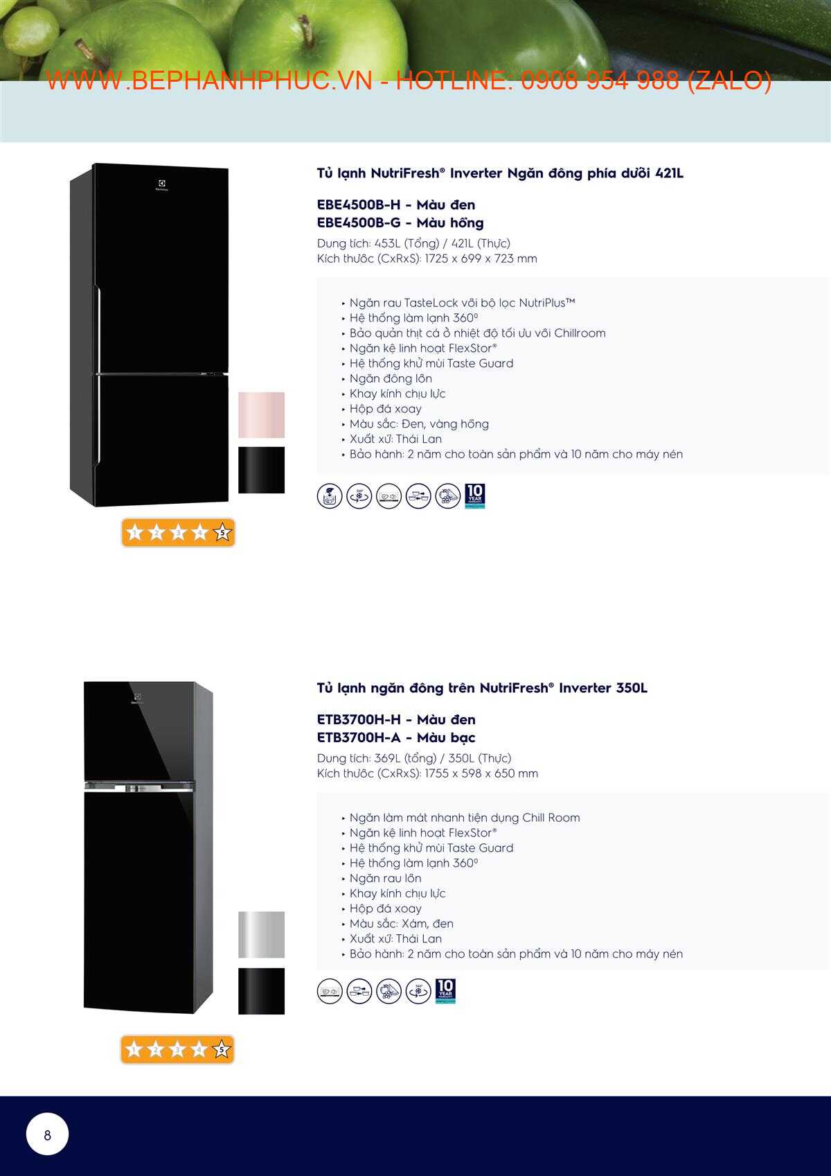 Catalogue Electrolux Online - Tự tin vào bếp với Electrolux
