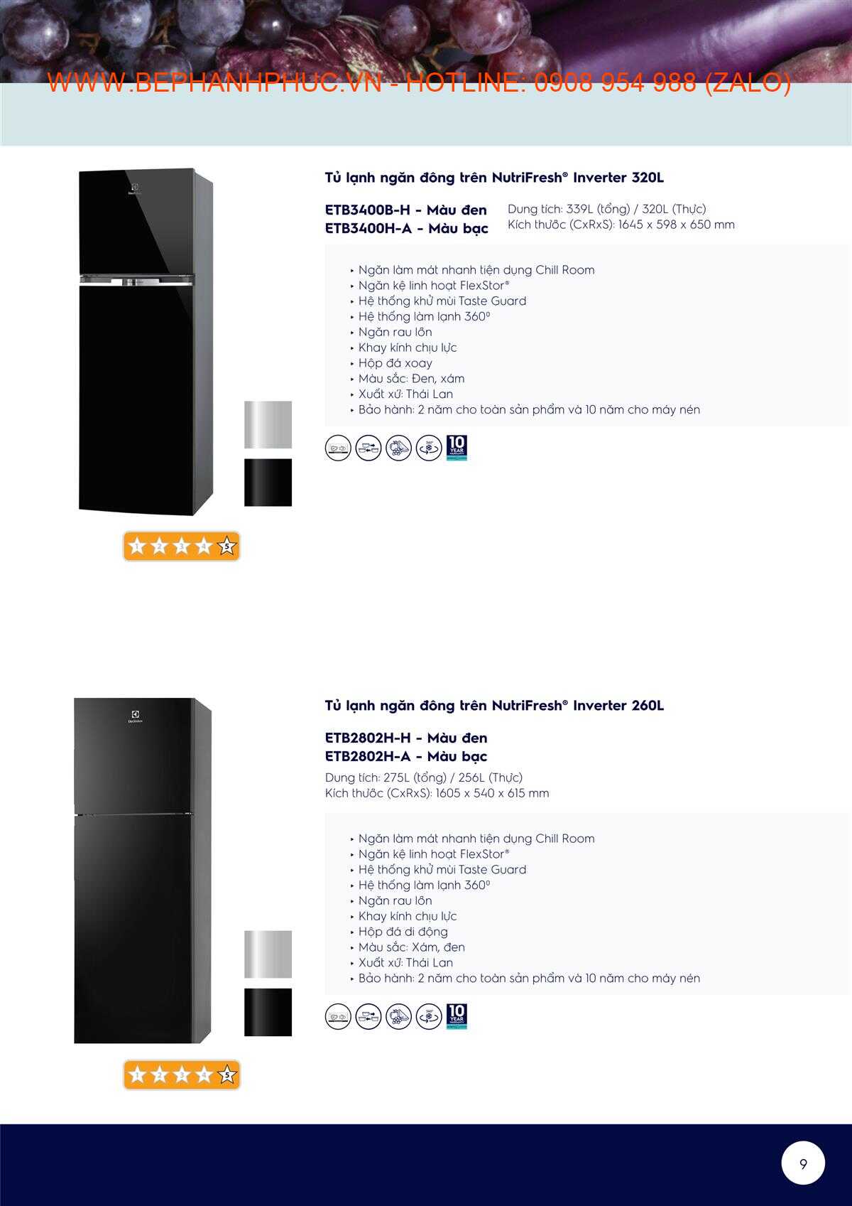 Catalogue Electrolux Online - Tự tin vào bếp với Electrolux