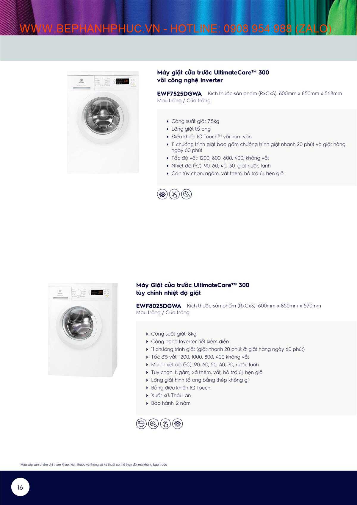 Catalogue Electrolux Laundry Online - Giặt sấy tiện lợi với Electrolux