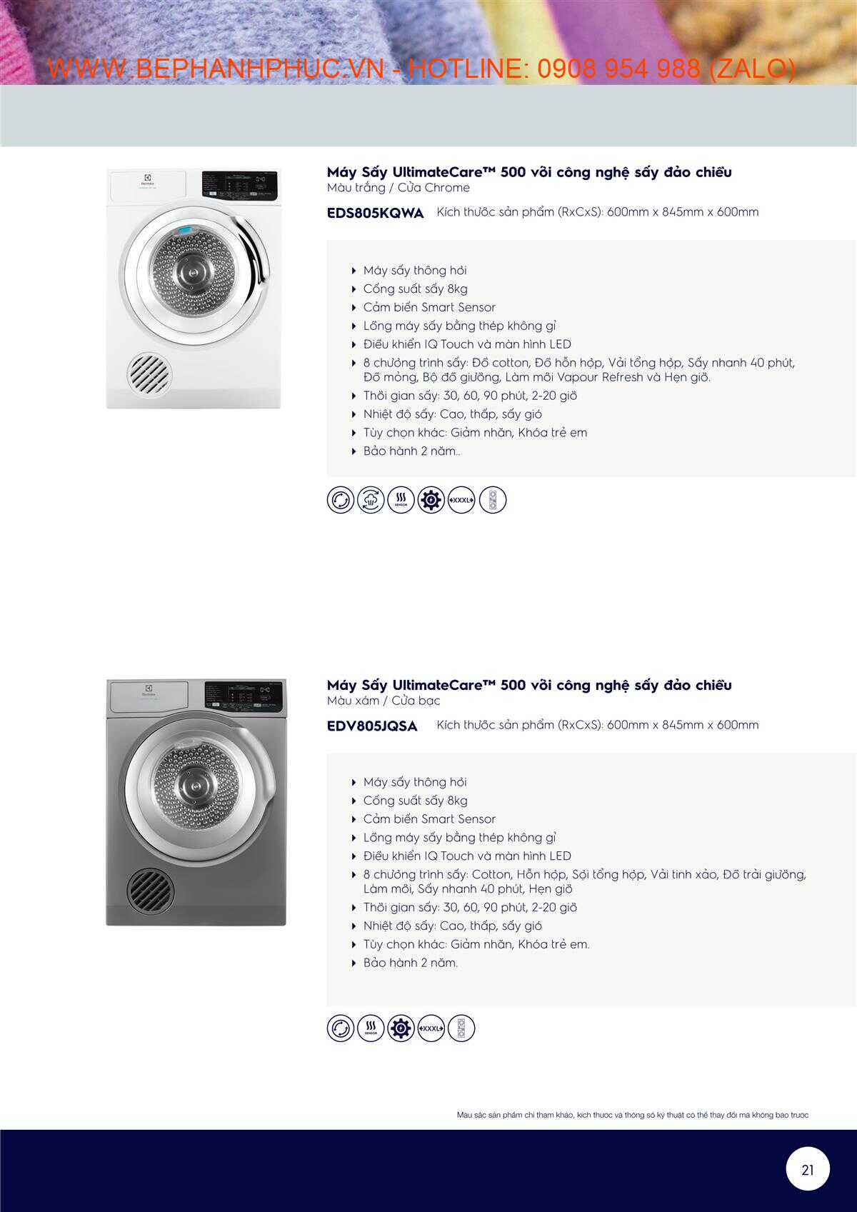 Catalogue Electrolux Laundry Online - Giặt sấy tiện lợi với Electrolux