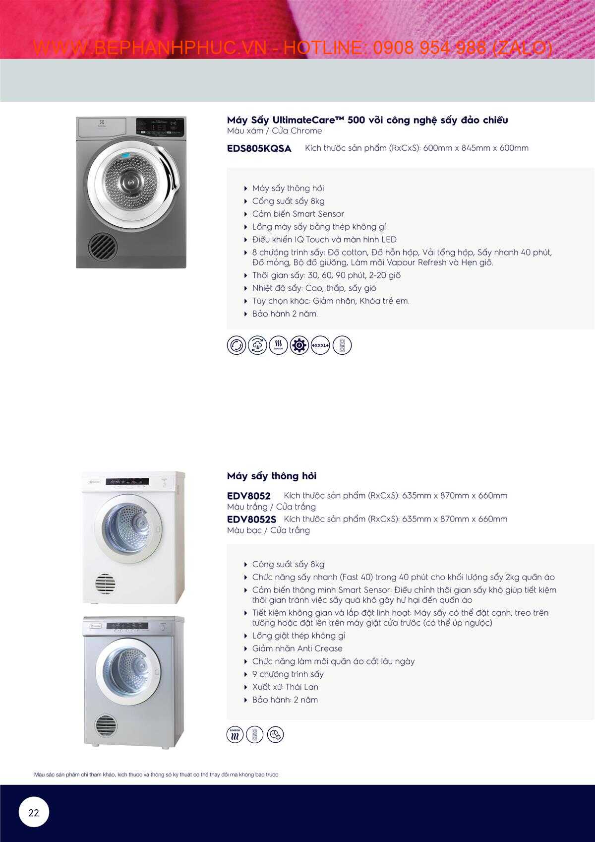 Catalogue Electrolux Laundry Online - Giặt sấy tiện lợi với Electrolux