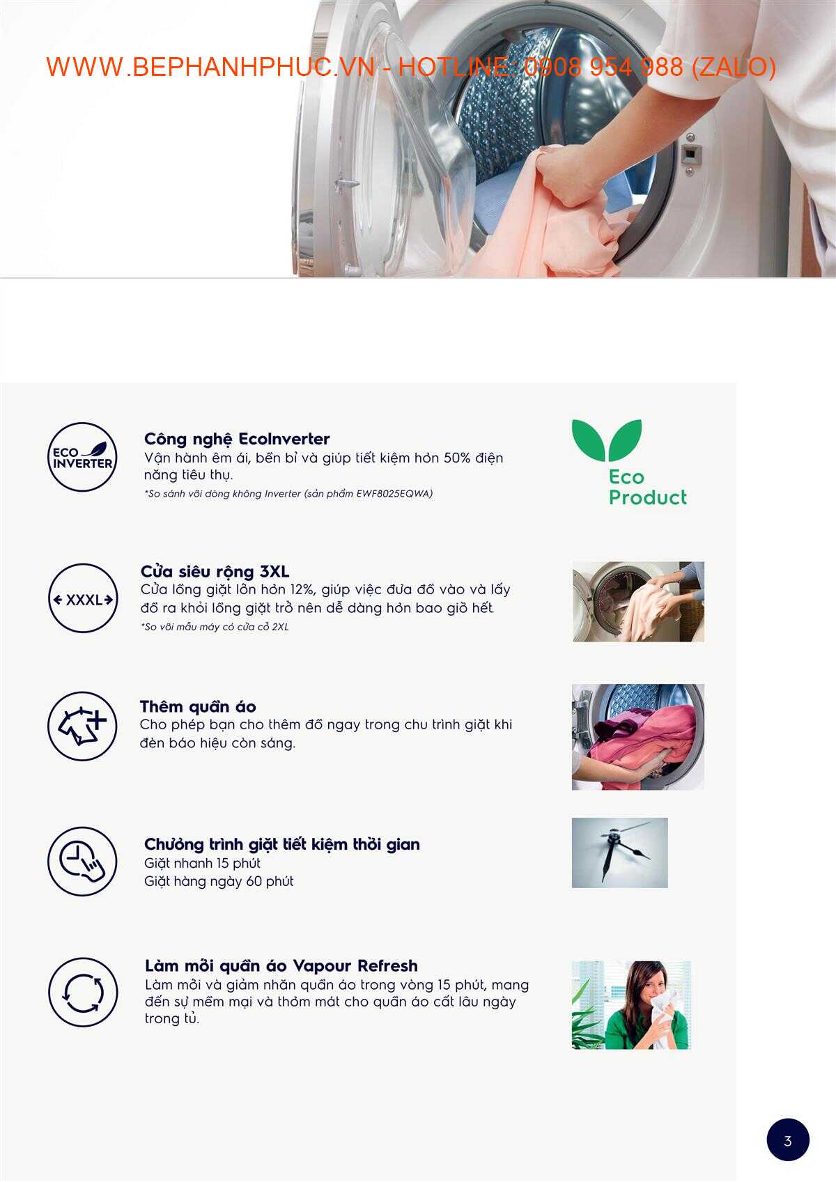 Catalogue Electrolux Laundry Online - Giặt sấy tiện lợi với Electrolux