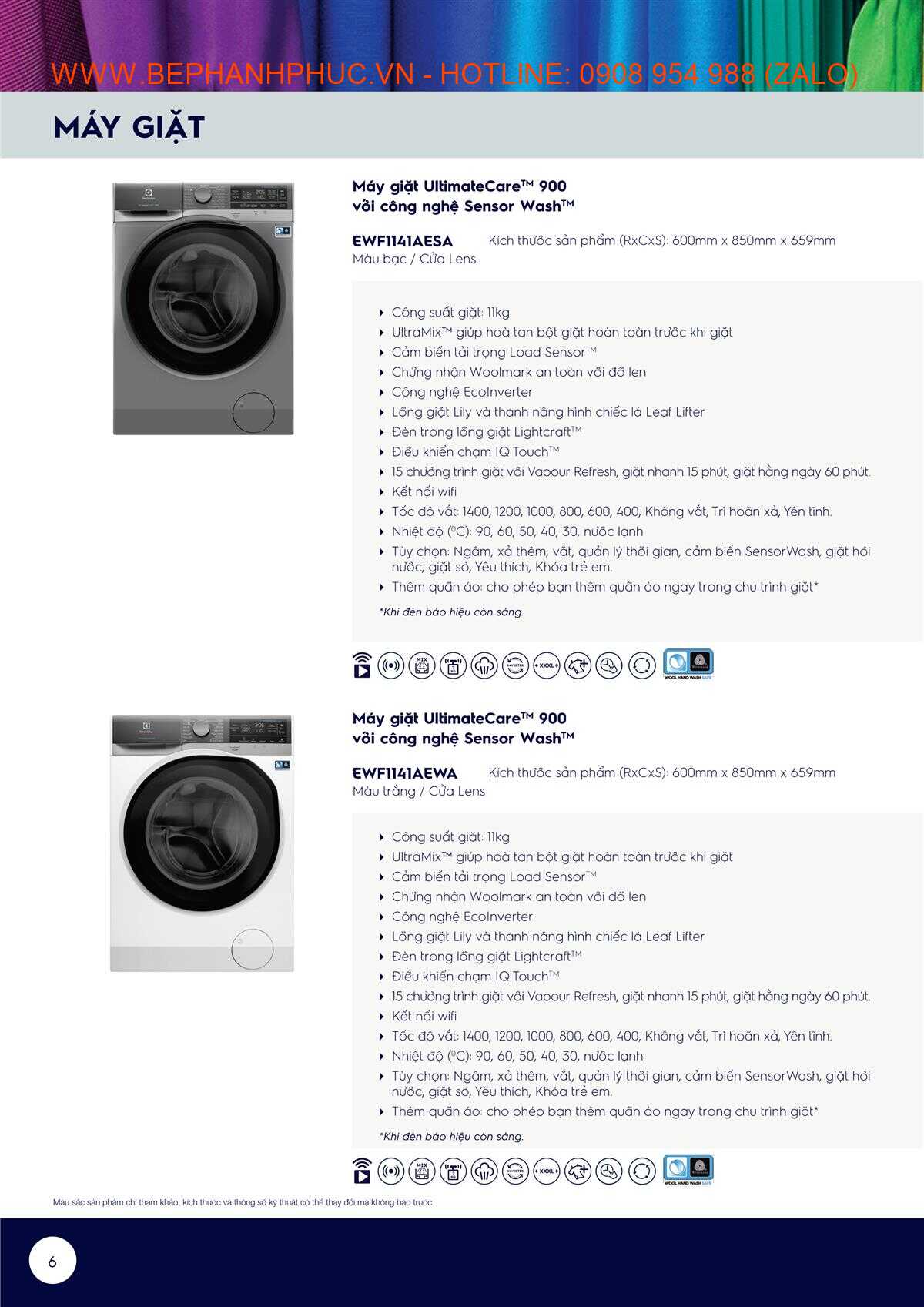 Catalogue Electrolux Laundry Online - Giặt sấy tiện lợi với Electrolux