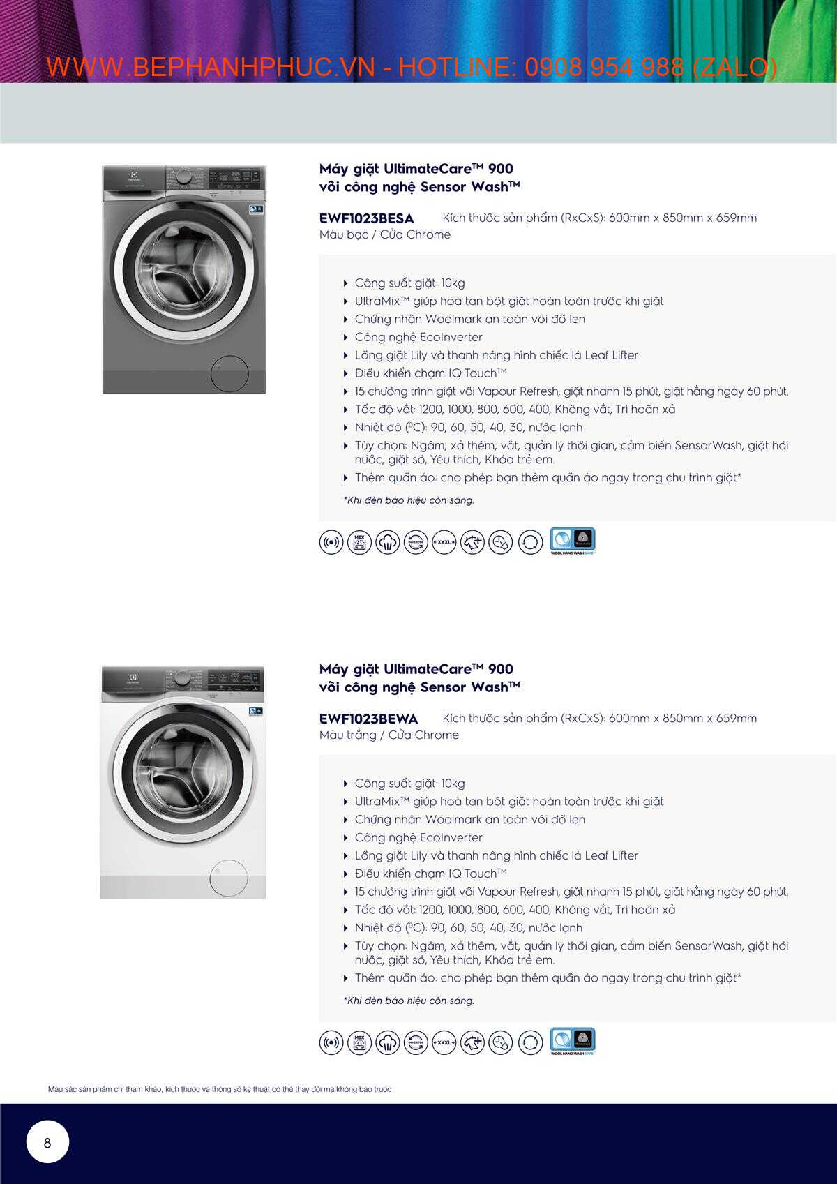 Catalogue Electrolux Laundry Online - Giặt sấy tiện lợi với Electrolux