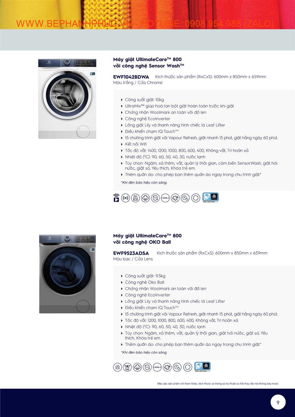 Catalogue Electrolux Laundry Online - Giặt sấy tiện lợi với Electrolux
