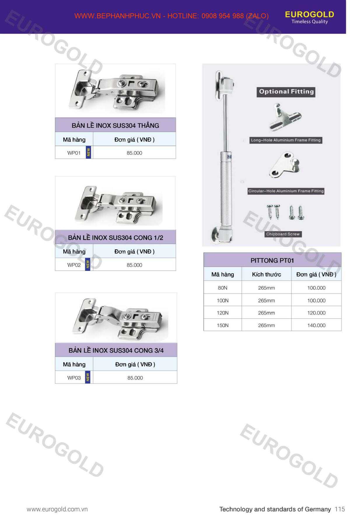 E-Catalogue Eurogold - Đa năng Trợ thủ Đắc lực