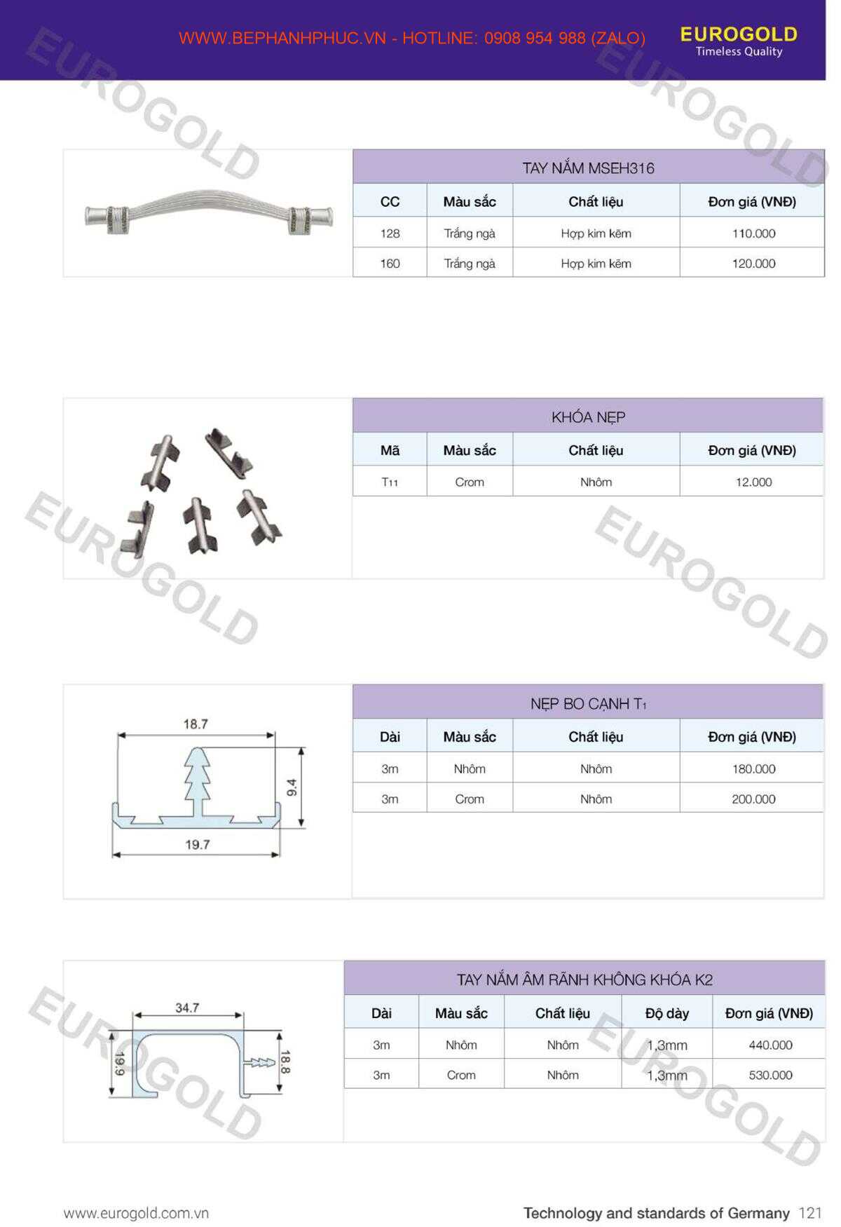E-Catalogue Eurogold - Đa năng Trợ thủ Đắc lực