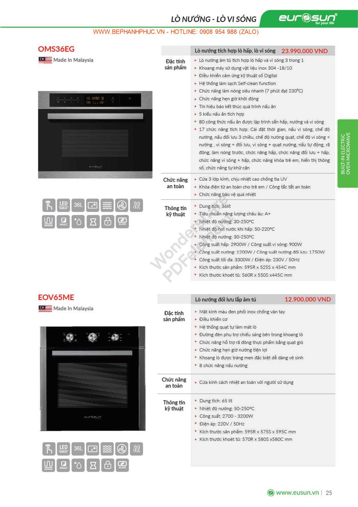 Catalogue Eurosun Online - Chất lượng đã được khẳng định