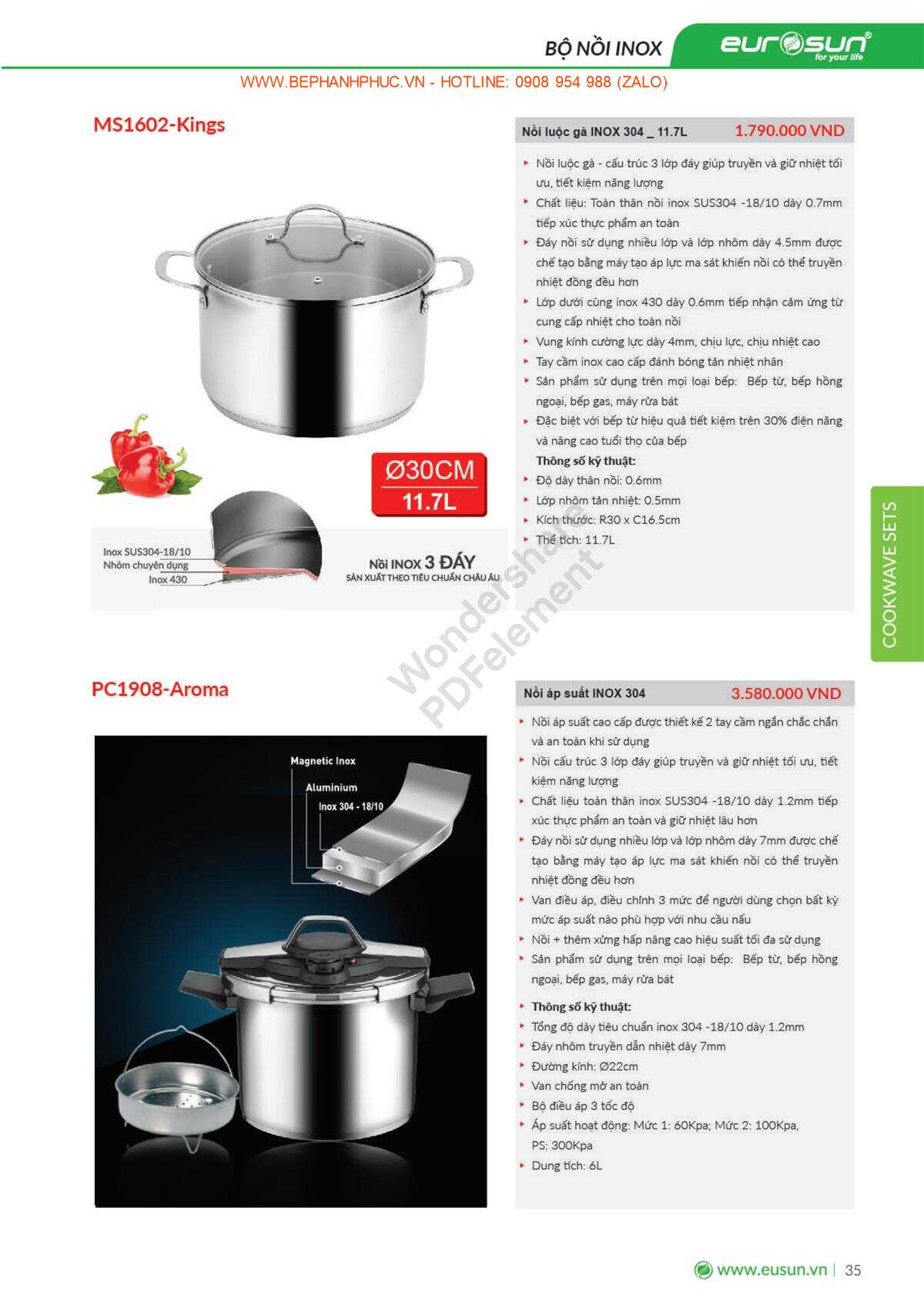 Catalogue Eurosun Online - Chất lượng đã được khẳng định