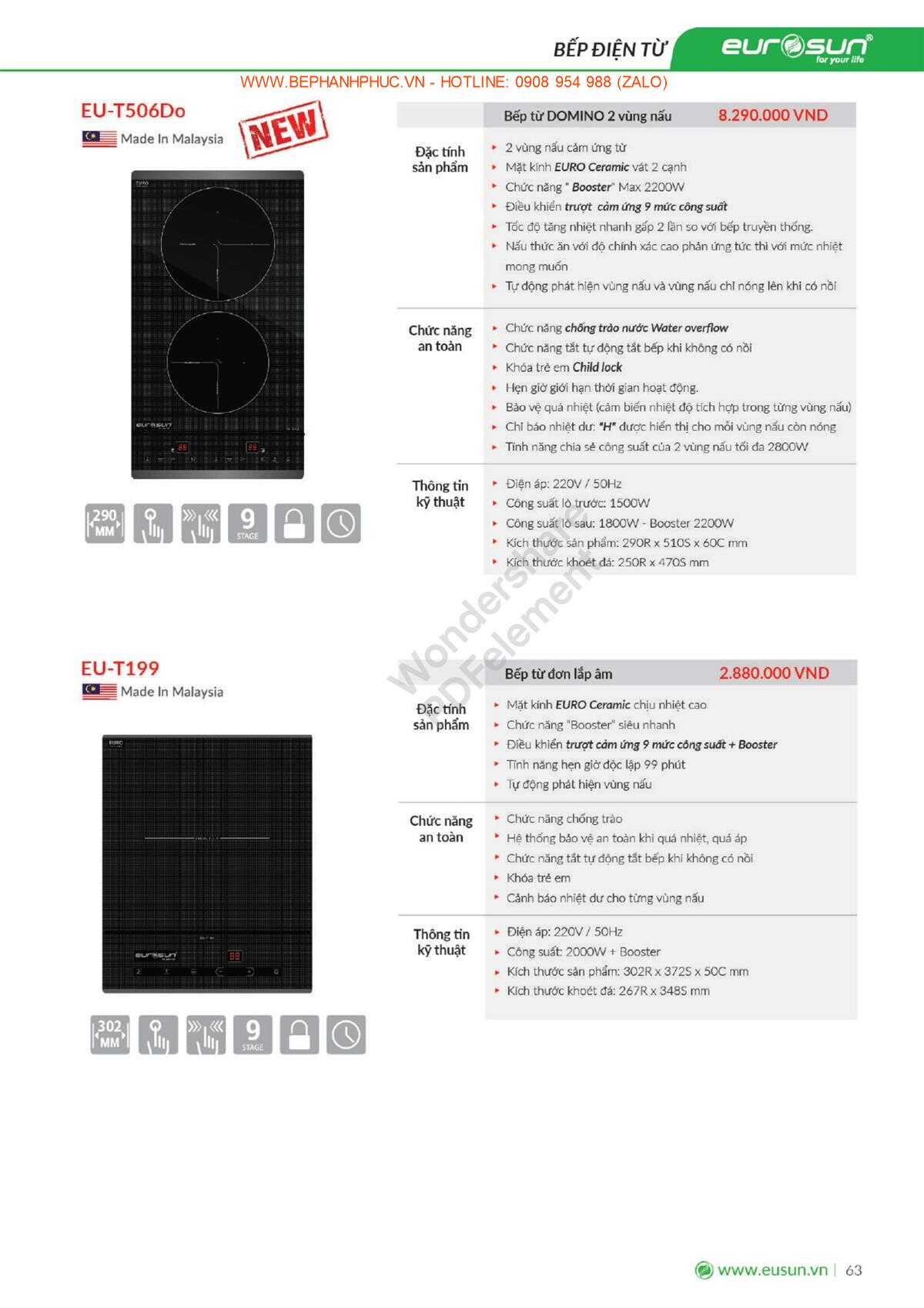 Catalogue Eurosun Online - Chất lượng đã được khẳng định