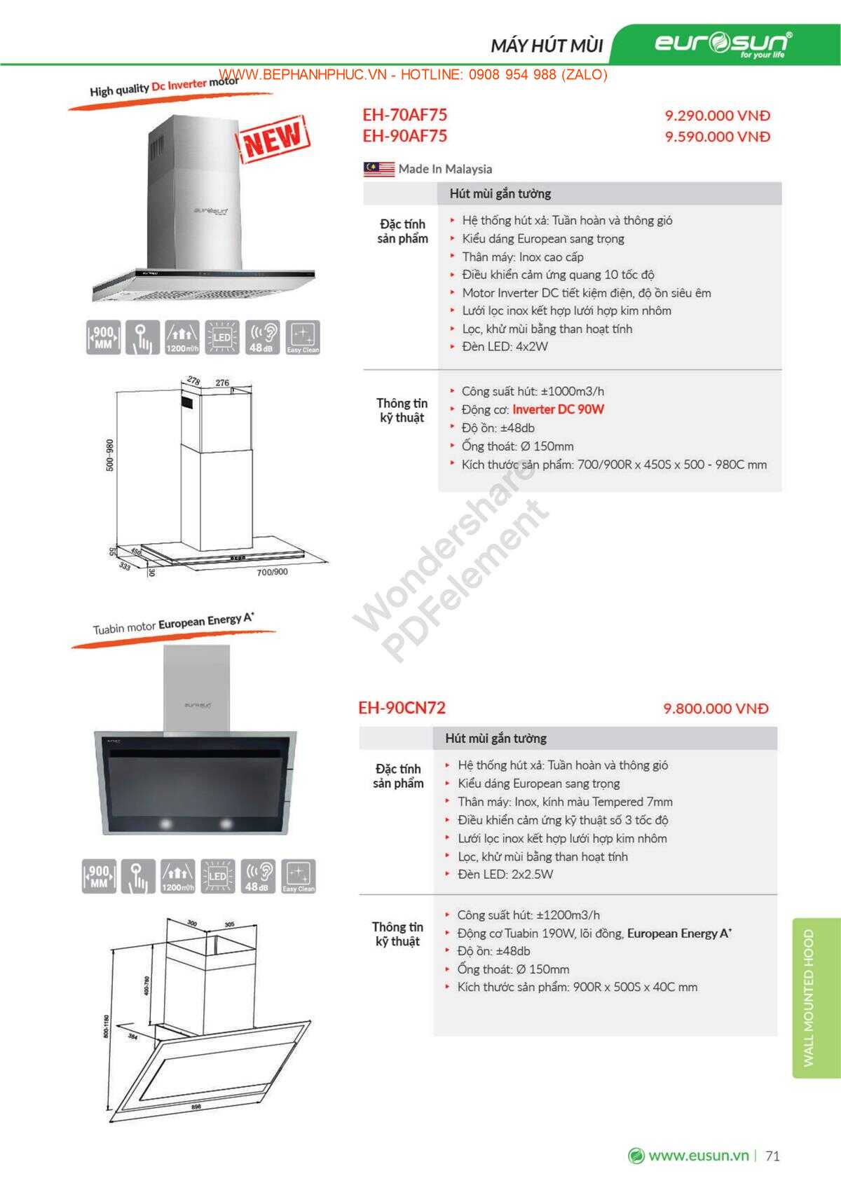 Catalogue Eurosun Online - Chất lượng đã được khẳng định