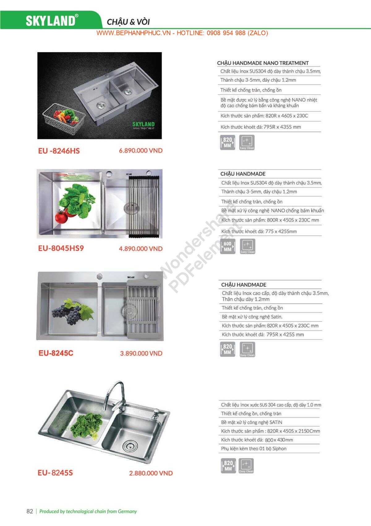 Catalogue Eurosun Online - Chất lượng đã được khẳng định