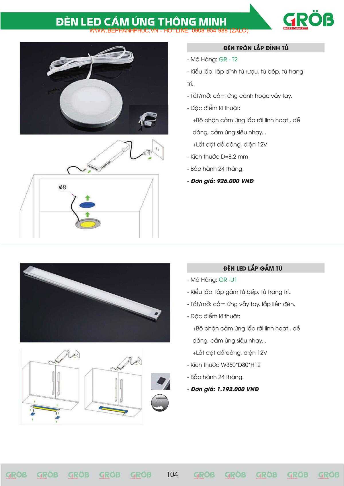 E-Catalogue Grob - Tiện nghi Bền đẹp Thời trang