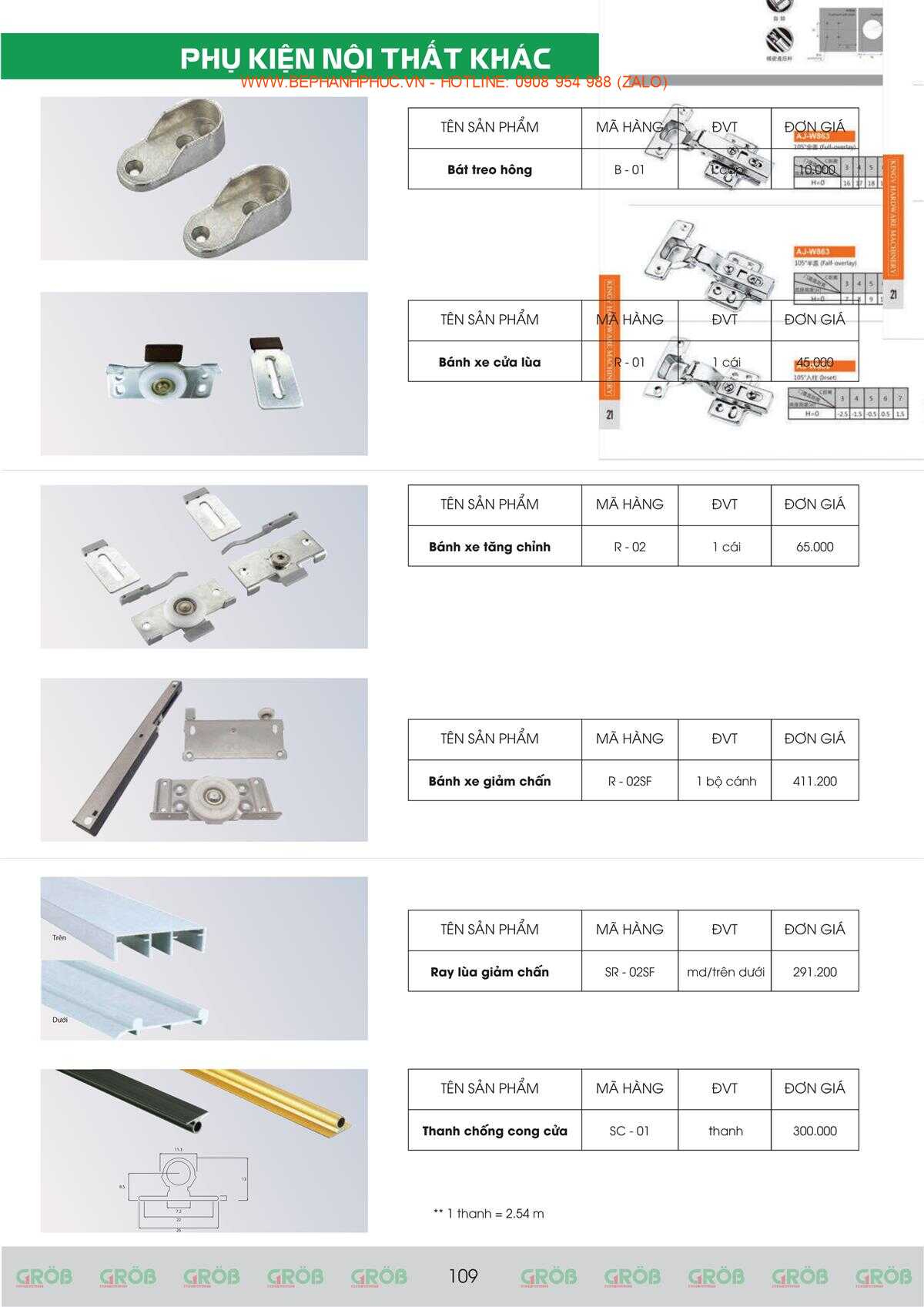 E-Catalogue Grob - Tiện nghi Bền đẹp Thời trang