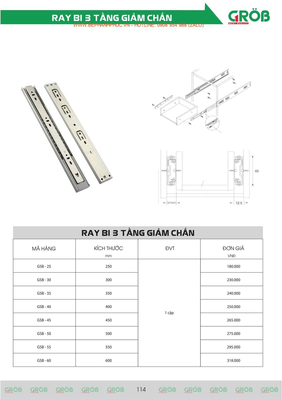 E-Catalogue Grob - Tiện nghi Bền đẹp Thời trang
