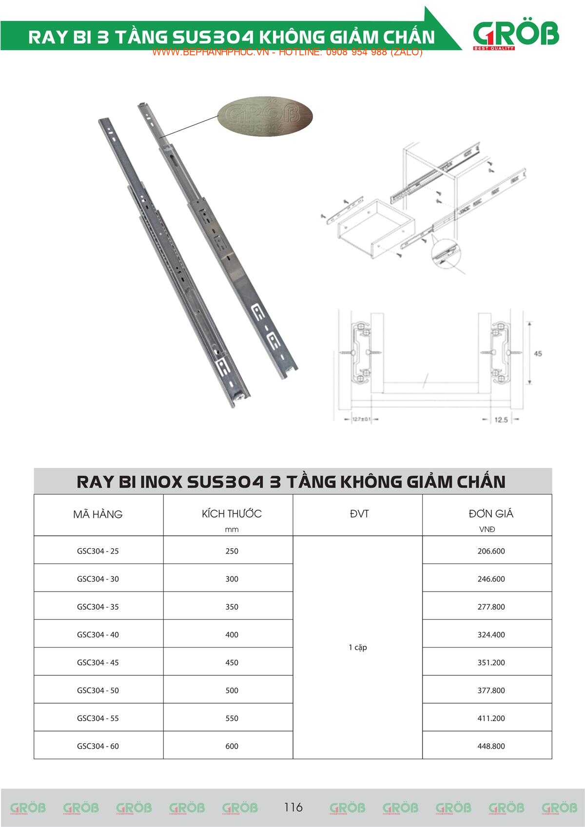 E-Catalogue Grob - Tiện nghi Bền đẹp Thời trang