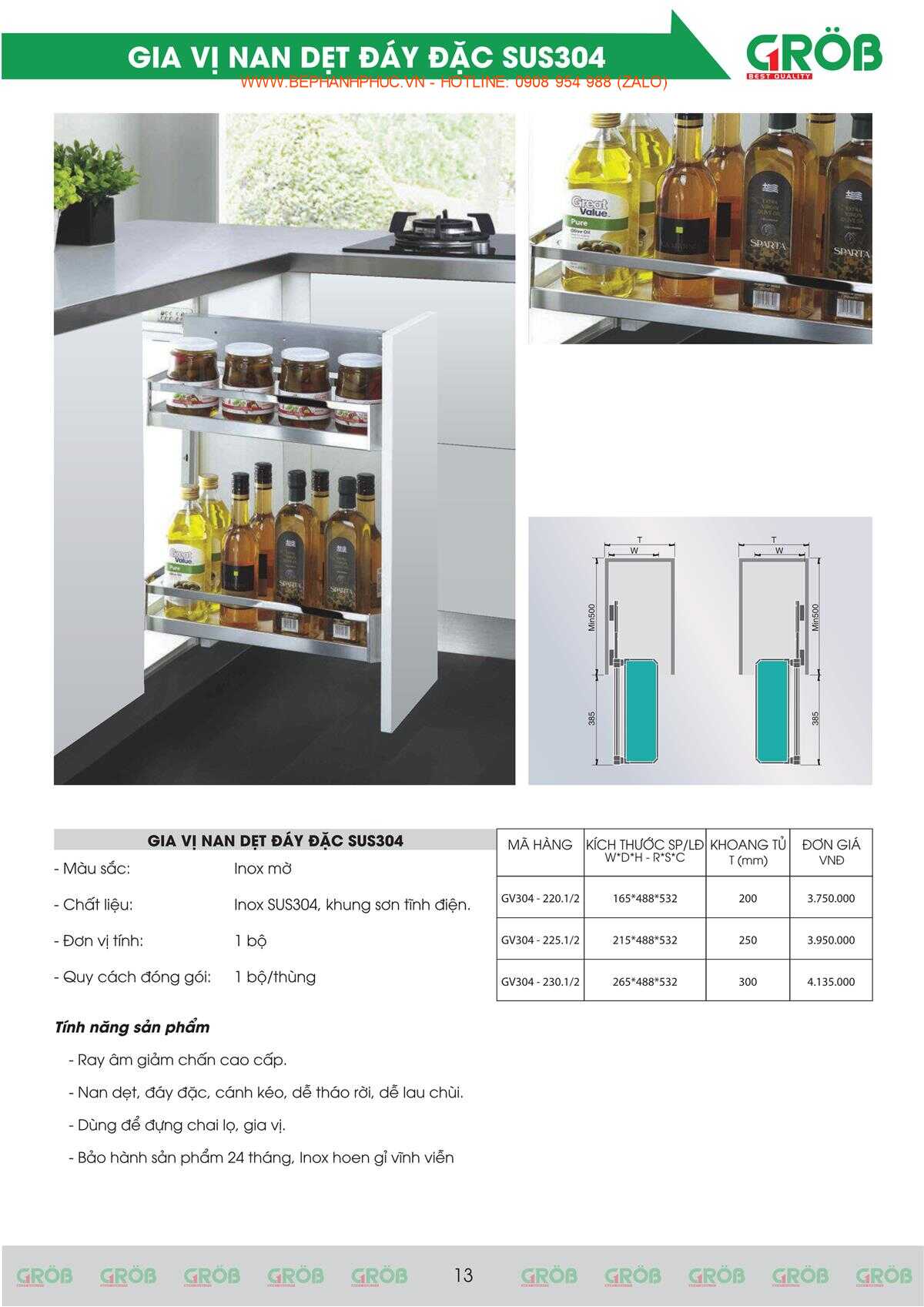 E-Catalogue Grob - Tiện nghi Bền đẹp Thời trang