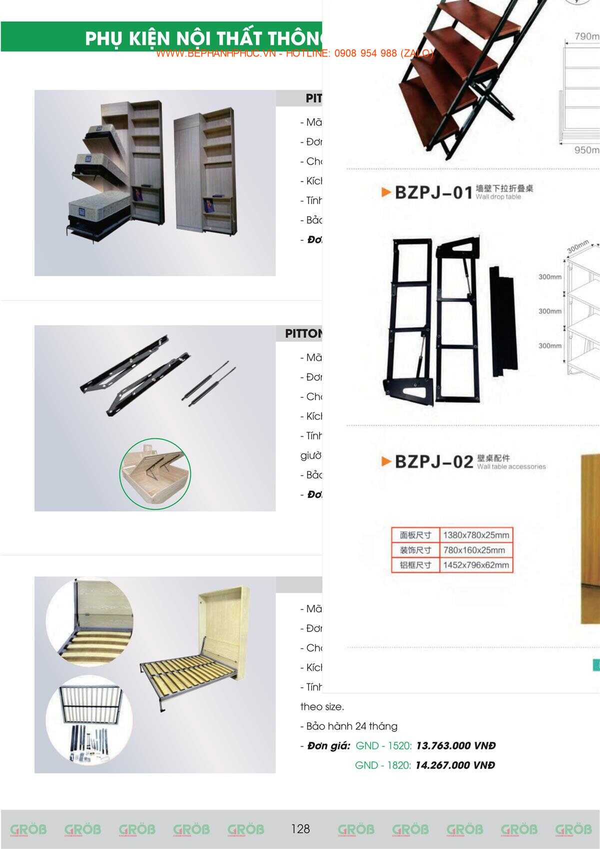 E-Catalogue Grob - Tiện nghi Bền đẹp Thời trang