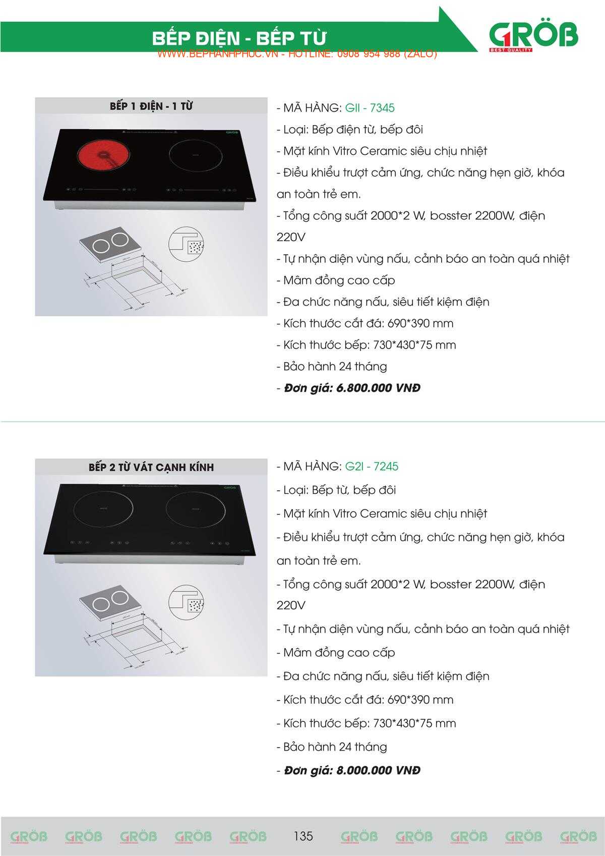 E-Catalogue Grob - Tiện nghi Bền đẹp Thời trang