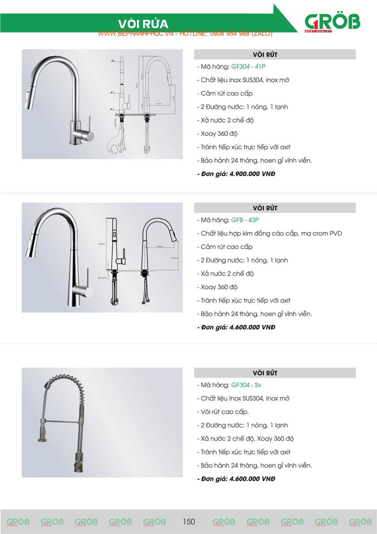 E-Catalogue Grob - Tiện nghi Bền đẹp Thời trang
