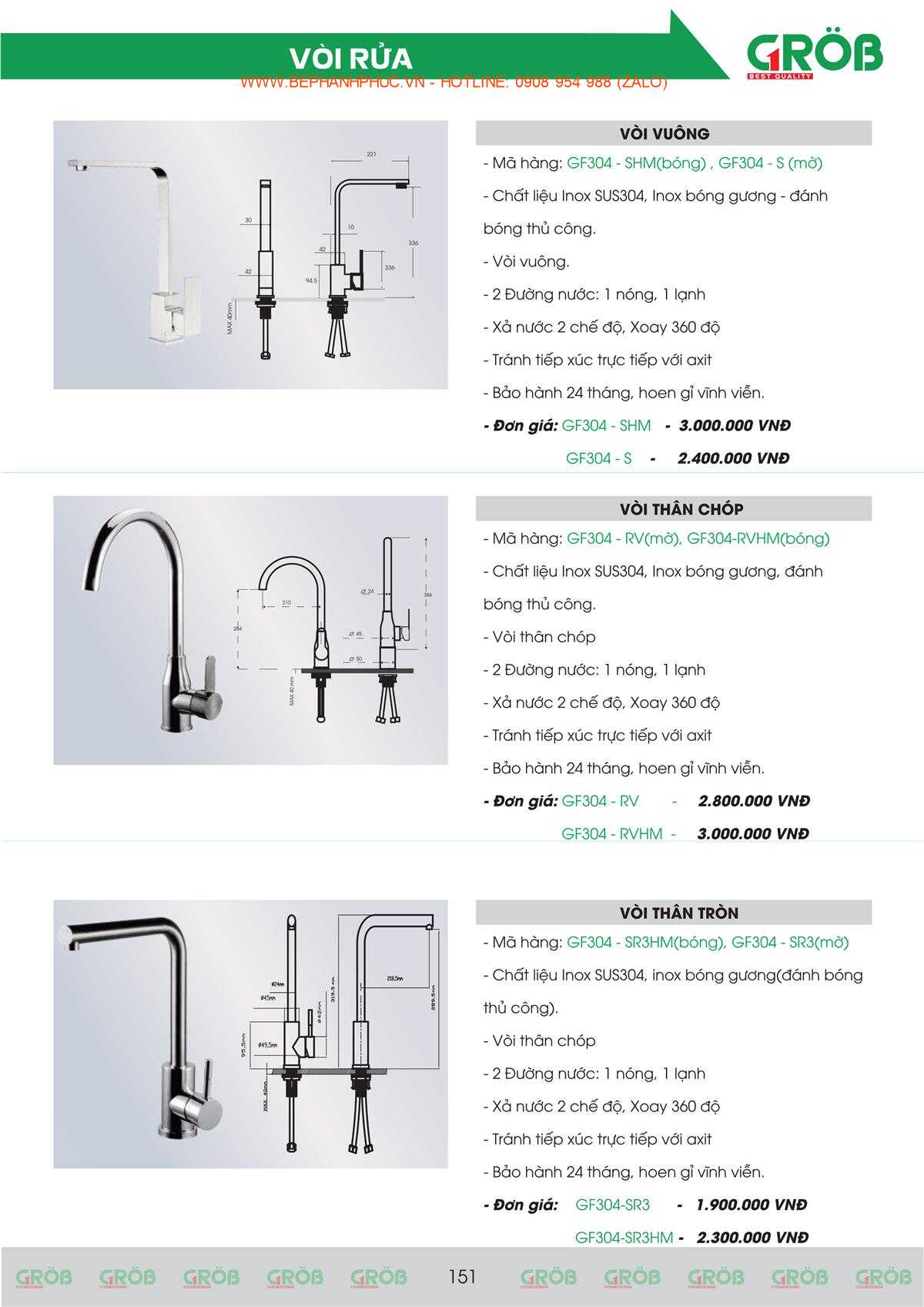 E-Catalogue Grob - Tiện nghi Bền đẹp Thời trang