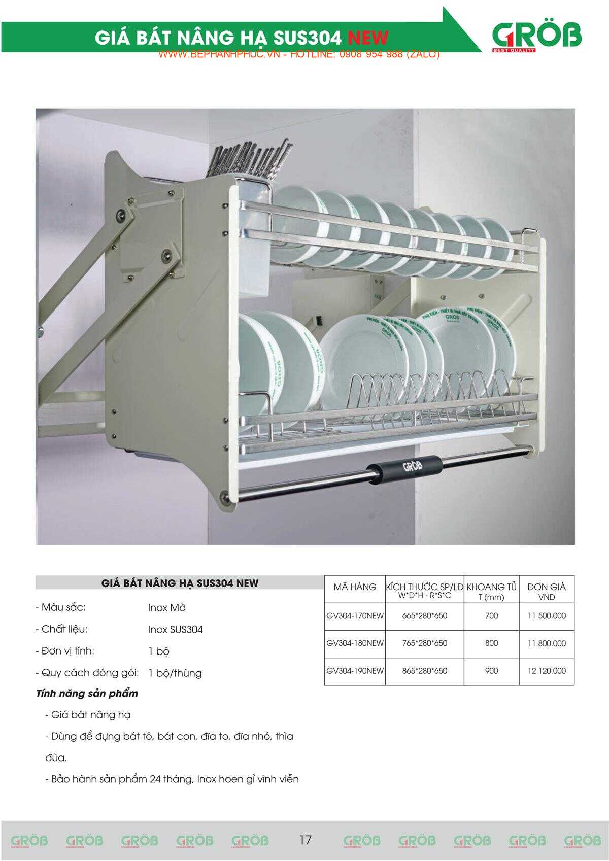 E-Catalogue Grob - Tiện nghi Bền đẹp Thời trang