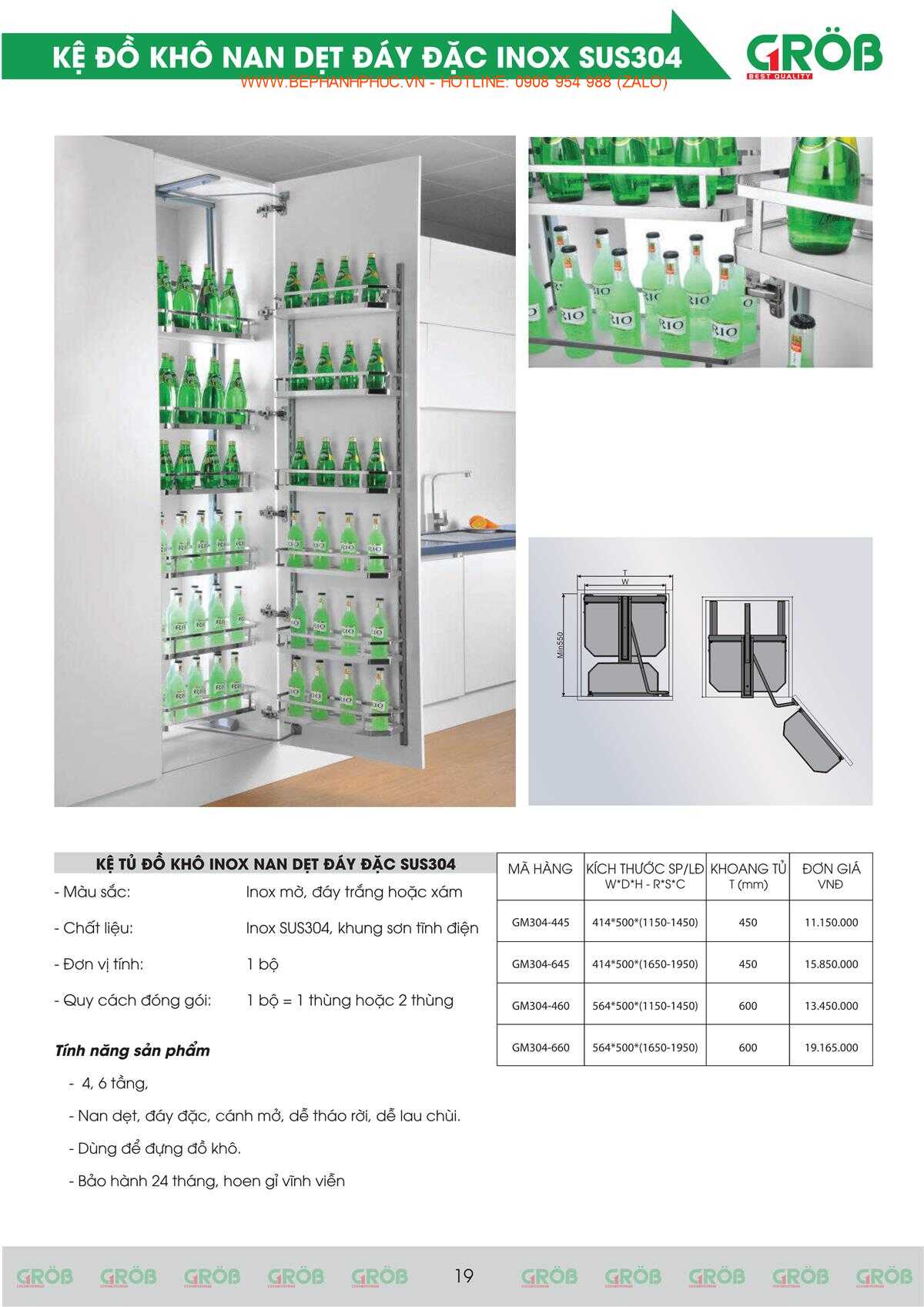 E-Catalogue Grob - Tiện nghi Bền đẹp Thời trang