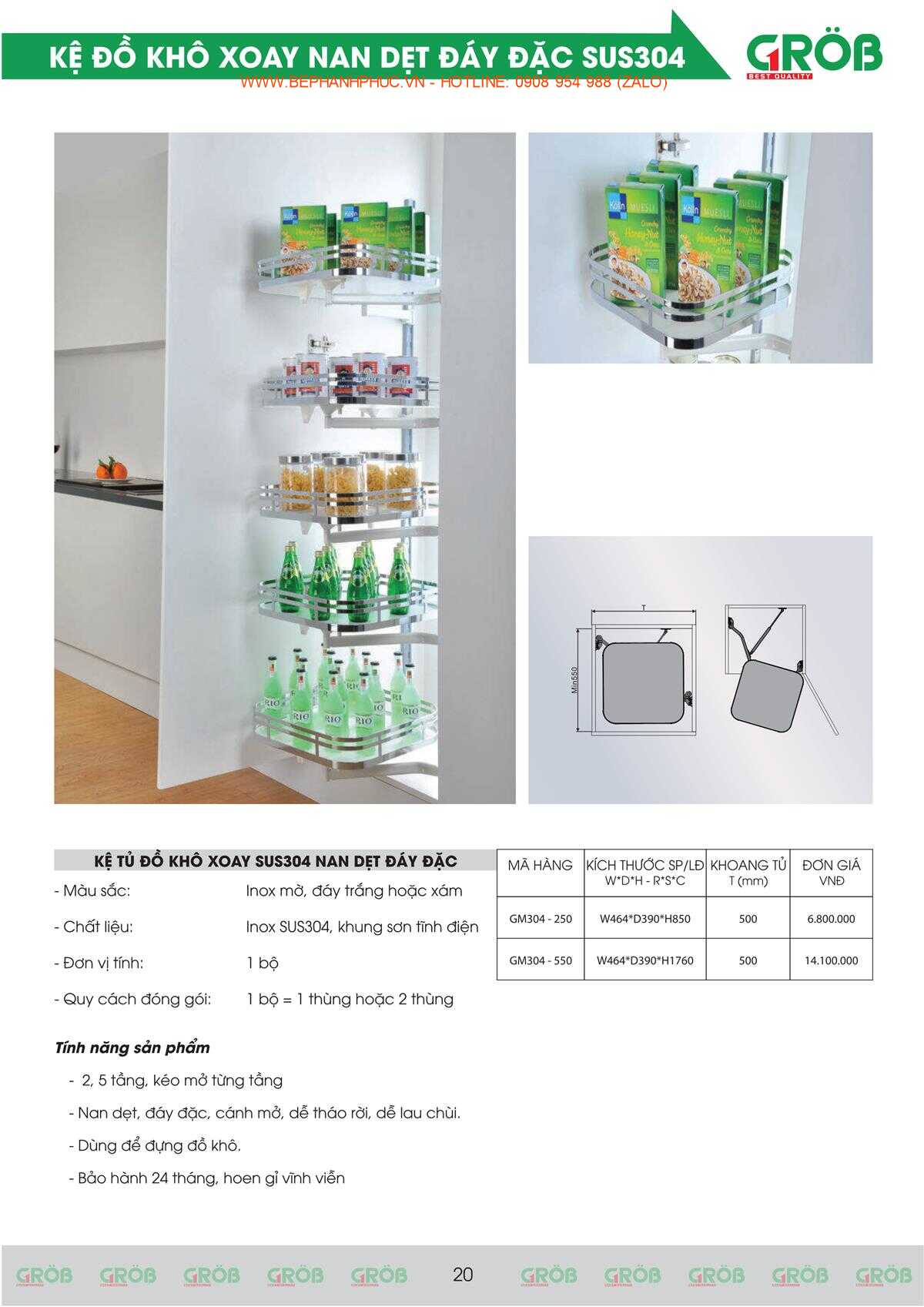 E-Catalogue Grob - Tiện nghi Bền đẹp Thời trang