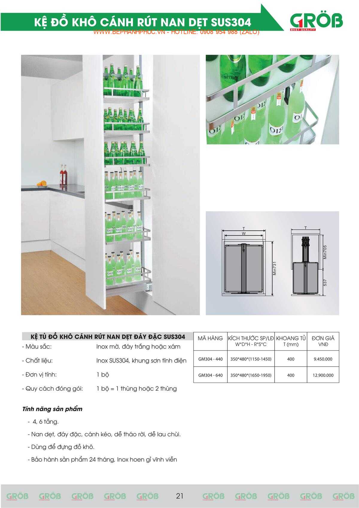 E-Catalogue Grob - Tiện nghi Bền đẹp Thời trang