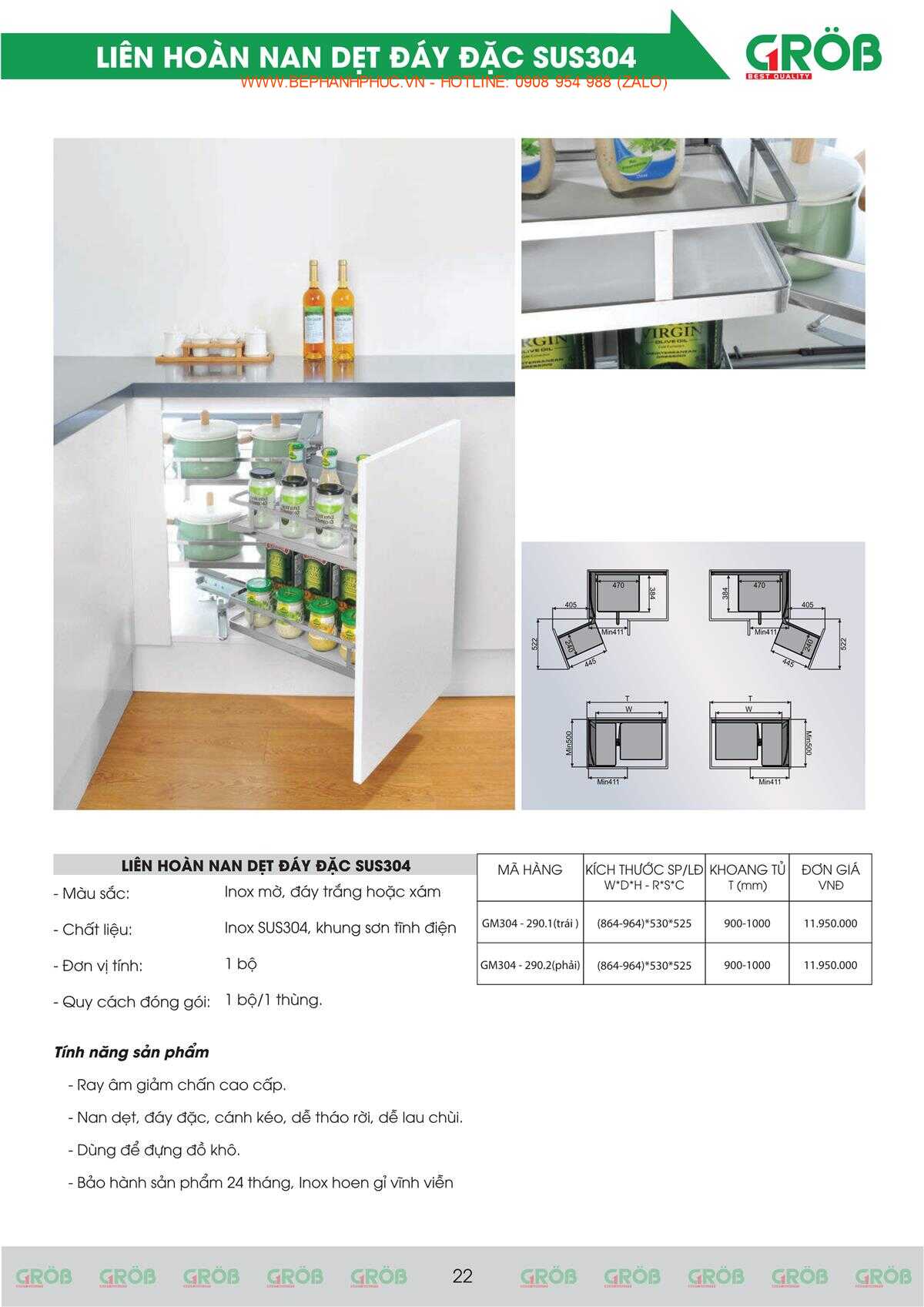E-Catalogue Grob - Tiện nghi Bền đẹp Thời trang