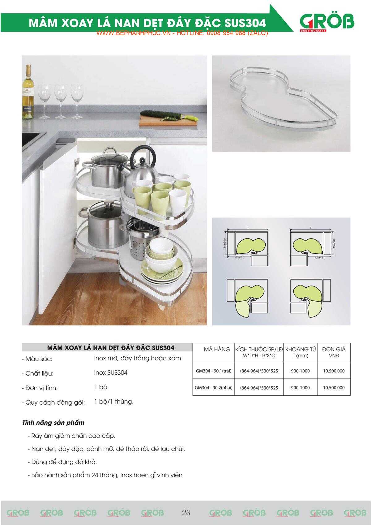 E-Catalogue Grob - Tiện nghi Bền đẹp Thời trang