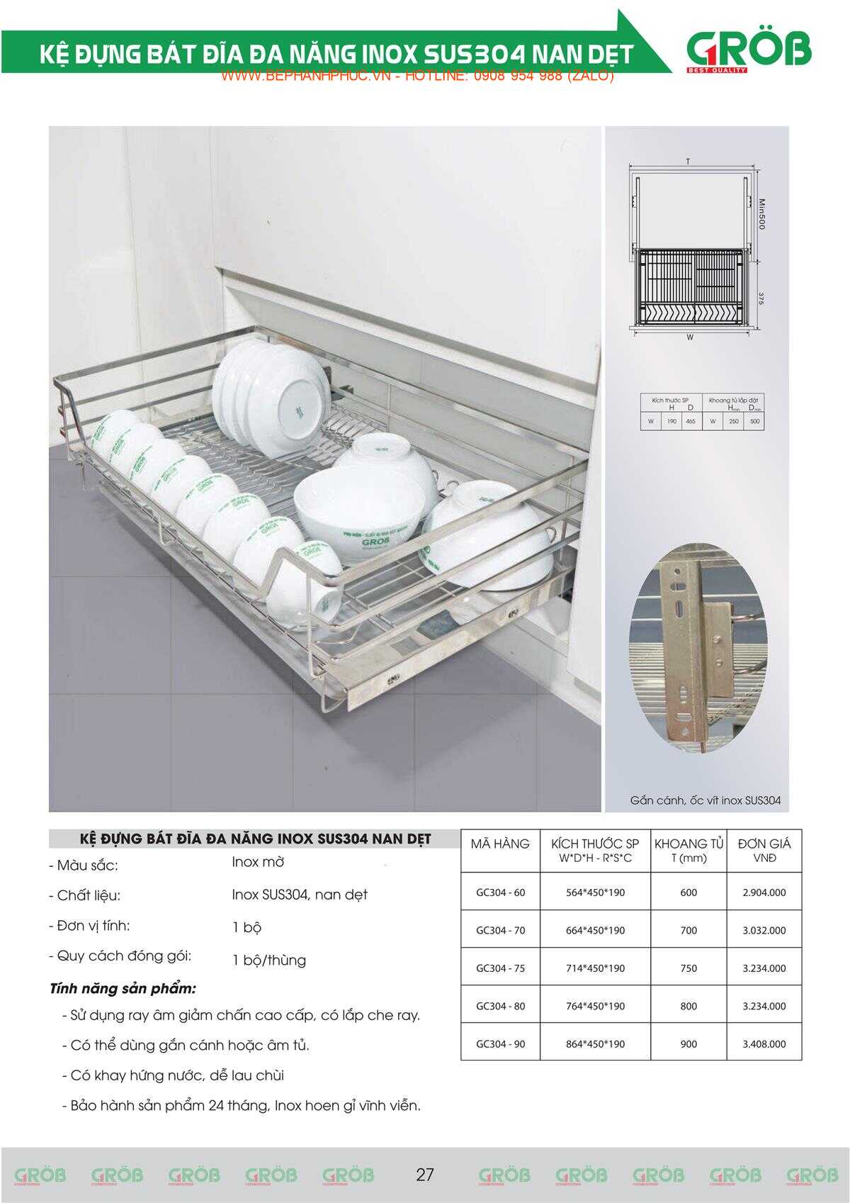 E-Catalogue Grob - Tiện nghi Bền đẹp Thời trang