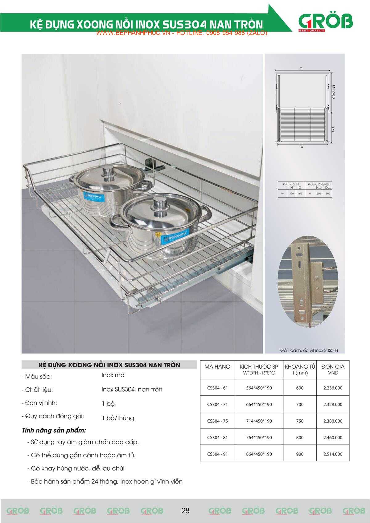 E-Catalogue Grob - Tiện nghi Bền đẹp Thời trang
