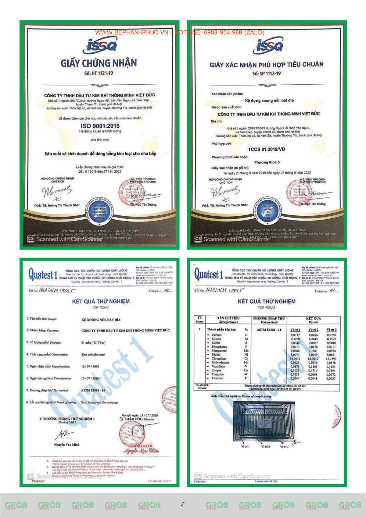 E-Catalogue Grob - Tiện nghi Bền đẹp Thời trang