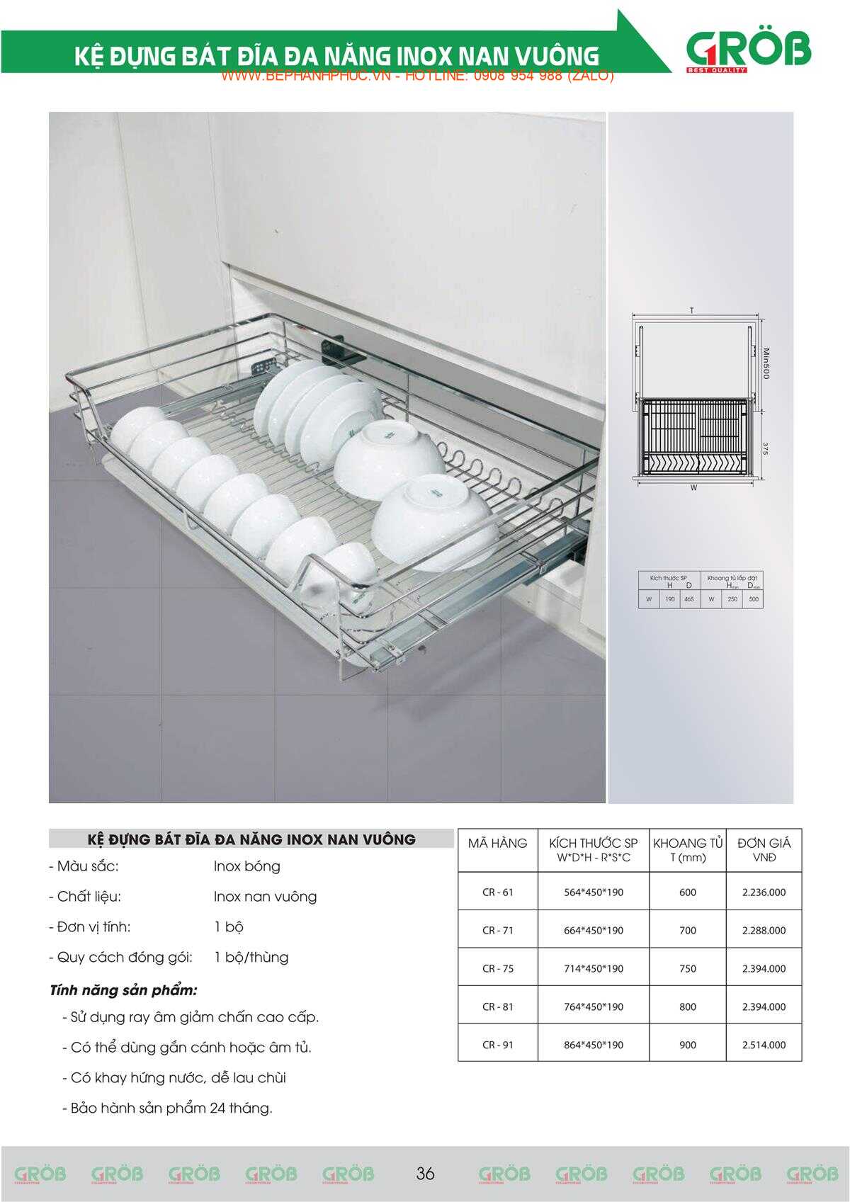 E-Catalogue Grob - Tiện nghi Bền đẹp Thời trang