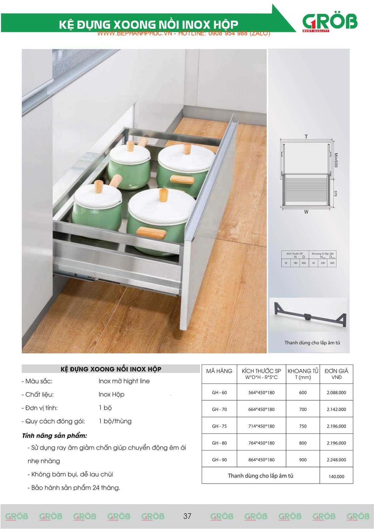 E-Catalogue Grob - Tiện nghi Bền đẹp Thời trang