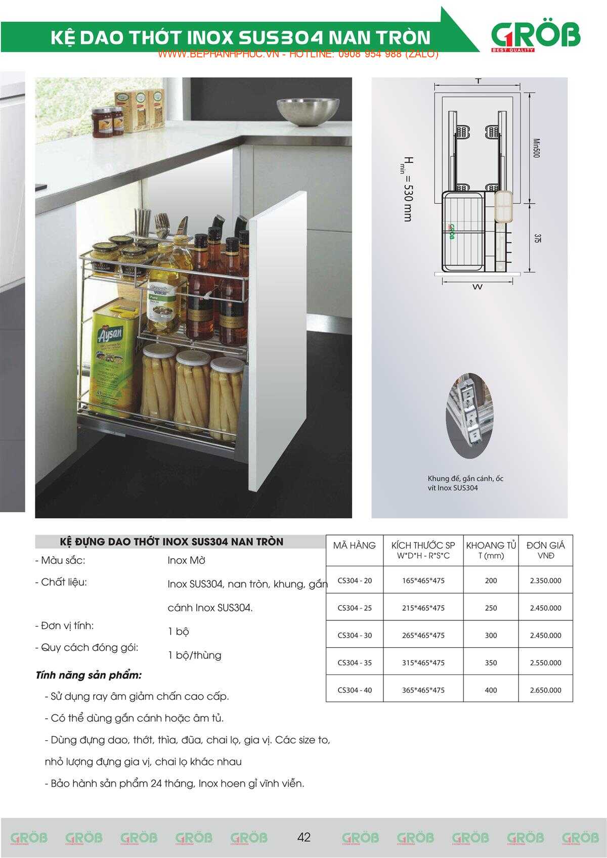 E-Catalogue Grob - Tiện nghi Bền đẹp Thời trang